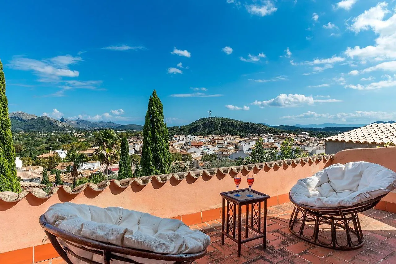 Townhouse With Pool And Mountain Views, Just 5 Min Villa Pollenca Holiday home